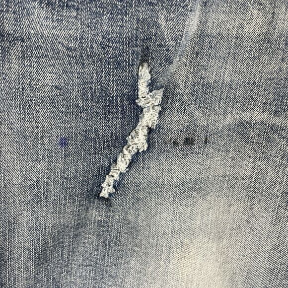 True Luck Mens Classic Straight Jeans 34x30 Light Wash - Picture 3 of 8